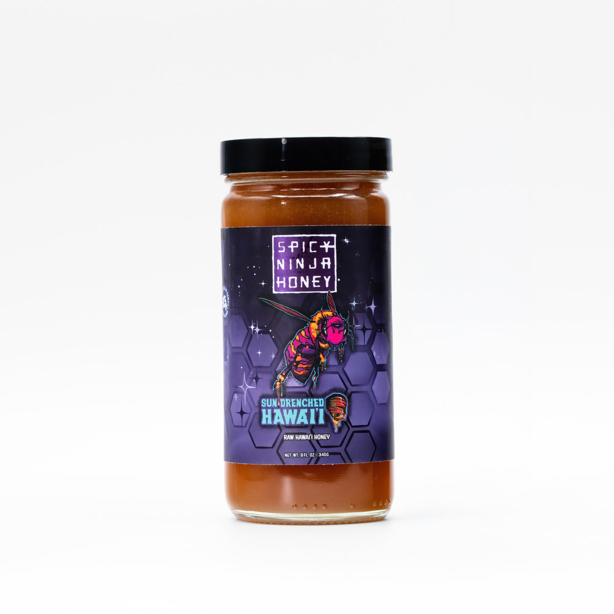 Sun Drenched Hawaii, 100% Raw Honey (8oz Jar)