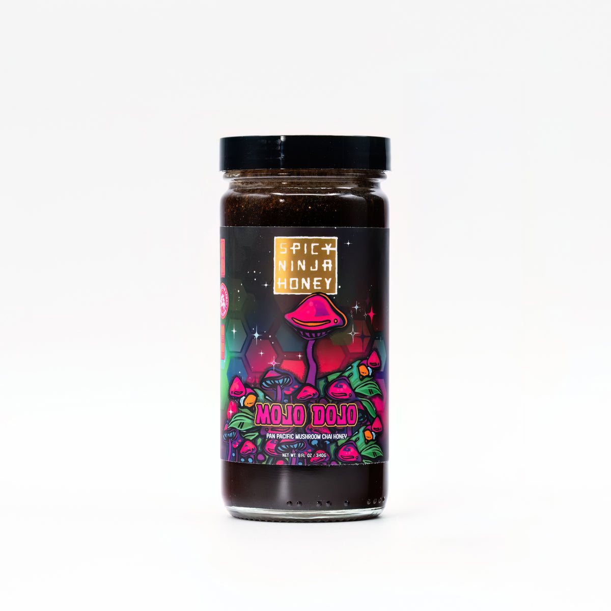Mojo Dojo, Pan Pacific Mushroom Chai Honey (8oz Jar)